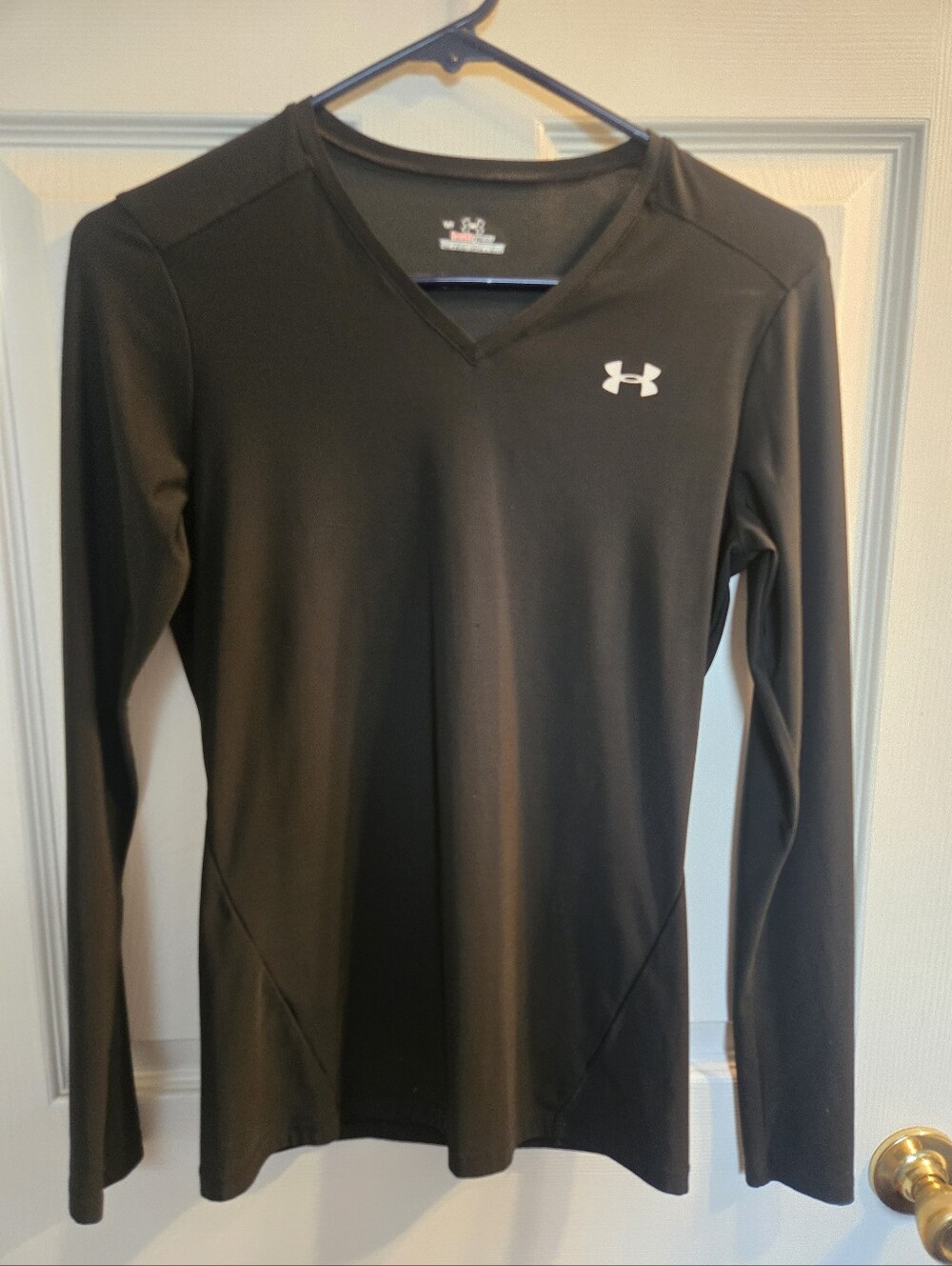 LG Black Long Sleeve V-Neck Performance Tee